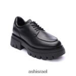⁦מגיני ביס פלטפורמה פניני נשים 80RTXL1 ASH מוֹקָסִינִים טלק/שחור⁩ – תמונה ⁦2⁩