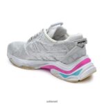 ⁦נעלי ספורט אופנתיות נוצצות של race strass נשים 80RTXL11 ASH נעלי ספורט כסף⁩ – תמונה ⁦5⁩