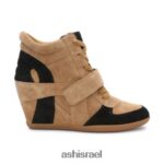 ⁦נעלי ספורט בואי טריז נשים 80RTXL15 ASH נעלי ספורט חום זהוב/שחור⁩ – תמונה ⁦4⁩