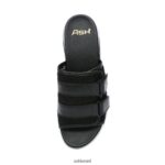 ⁦סנדל ספורט תחרה lou נשים 80RTXL65 ASH סנדלים שָׁחוֹר⁩ – תמונה ⁦6⁩