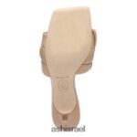 ⁦סנדל עקב חתלתול ארוג קים נשים 80RTXL84 ASH סנדלים עור⁩ – תמונה ⁦2⁩