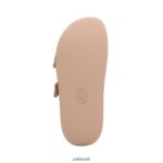 ⁦סנדל פלטפורמה עם רצועות vinci נשים 80RTXL80 ASH סנדלים עור⁩ – תמונה ⁦2⁩