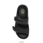 ⁦סנדל שטוח מסוג zeta נשים 80RTXL39 ASH סנדלים שָׁחוֹר⁩ – תמונה ⁦5⁩