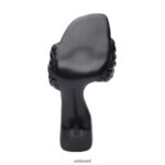 ⁦סנדל שמלה ארוג ורדים נשים 80RTXL63 ASH סנדלים שָׁחוֹר⁩ – תמונה ⁦2⁩