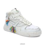 פרקר rainbow נעלי ספורט גבוהות נשים 80RTXL16 ASH נעלי ספורט לבן/רב צבעים